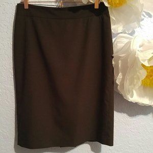 Zara Basic Pencil Hidden Back Zip